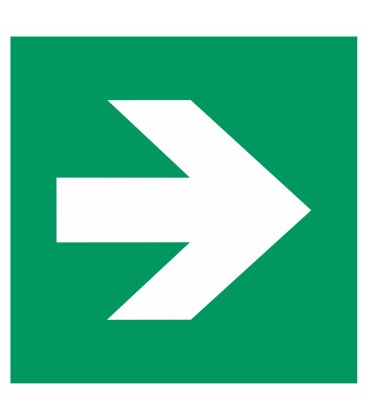 Schilder "Richtungsangabe rechts"