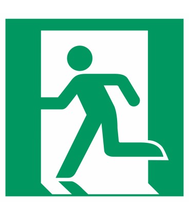 Aufkleber "Notausgang (links)"