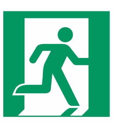 Aufkleber "Notausgang (links)"