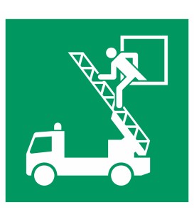 Aufkleber "Rettungsausstieg"