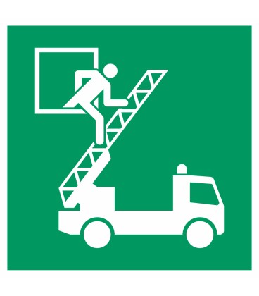 Aufkleber "Rettungsausstieg"