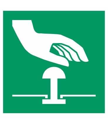 Aufkleber "Notaus-Schalter"