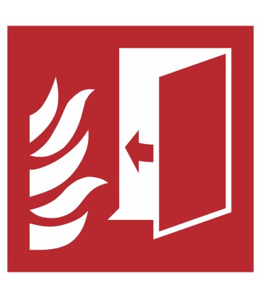 Aufkleber "Brandschutztür"