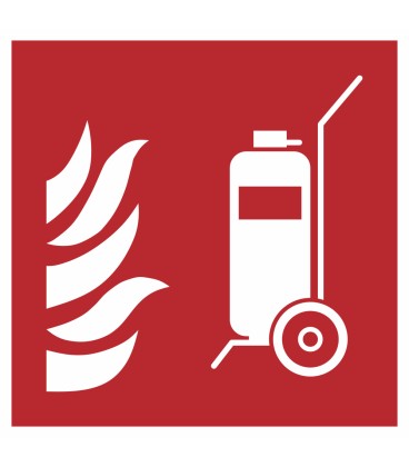 Aufkleber "Fahrbarer Feuerlöscher"