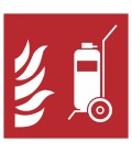 Aufkleber "Fahrbarer Feuerlöscher"