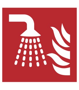 Aufkleber "Wassernebelrohr"