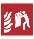 Aufkleber "Feuerlöschdecke"