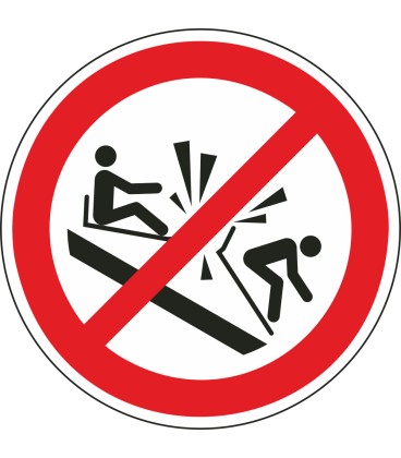 Aufkleber "Rodelschlitten nicht rammen"