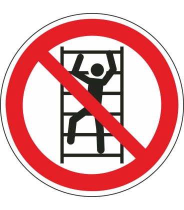 Schilder "Klettern verboten"