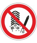 Schilder 'Feuerwerk verboten'