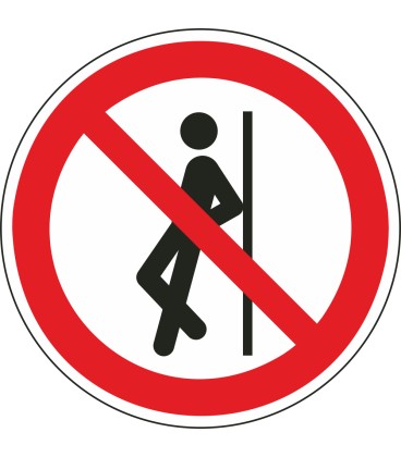Schilder "Anlehnen verboten"