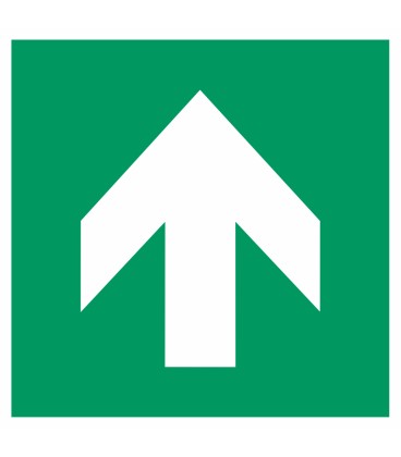 Aufkleber "Richtungsangabe aufwärts"