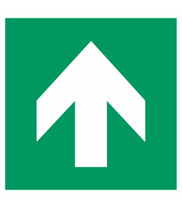 Aufkleber "Richtungsangabe aufwärts"