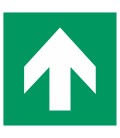 Aufkleber "Richtungsangabe aufwärts"