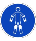Aufkleber "Rollsport-Schutzausrüstung tragen"