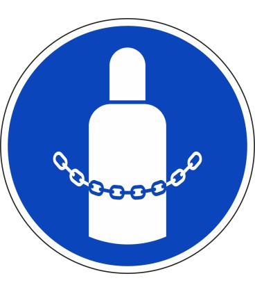 Schilder "Gaszylinder sichern"