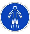 Schilder 'Rollsport-Schutzausrüstung tragen'