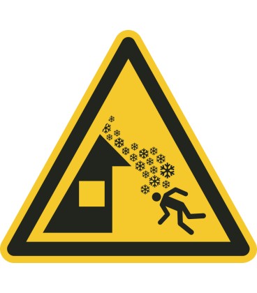 Aufkleber "Dachlawine"