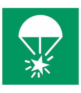 Aufkleber "Fallschirm-Signalrakete"