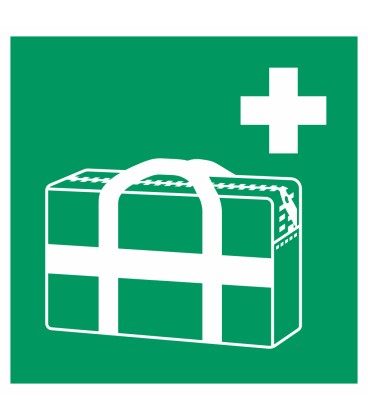 Schilder "Medizinischer Notfallkoffer"