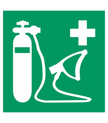 Schilder "Wiederbelebungsgerät"