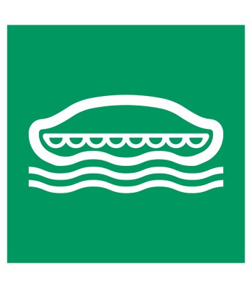 Schilder "Rettungsboot"