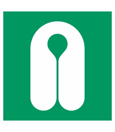 Schilder "Rettungsweste"
