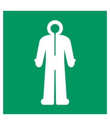 Schilder "Überlebensanzug"