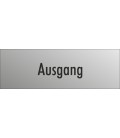 Schilder 'Ausgang' (Edelstahl Look)