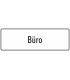 Schilder "Büro" (weiß)