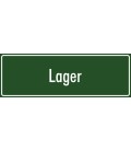 Schilder 'Lager' (grün)