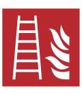Aufkleber 'Feuerleiter'