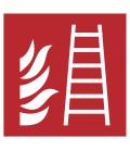 Aufkleber "Feuerleiter"