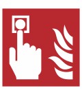 Aufkleber 'Brandmelder'