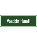 Aufkleber 'Vorsicht Hund' (grün)