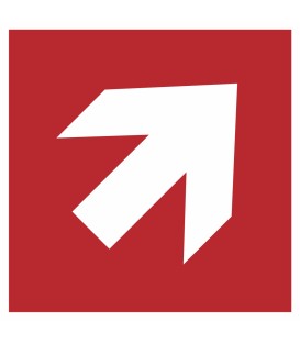 Schilder "Richtungsangabe rechts aufwärts