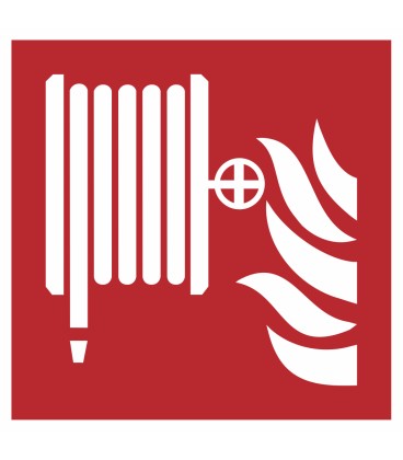 Schilder "Löschschlauch"