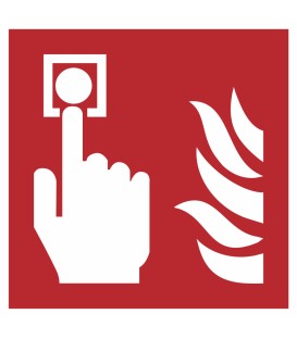 Schilder "Brandmelder"