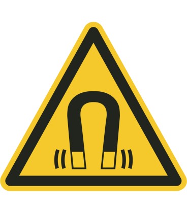 Aufkleber "Warnung vor magnetischem Feld"