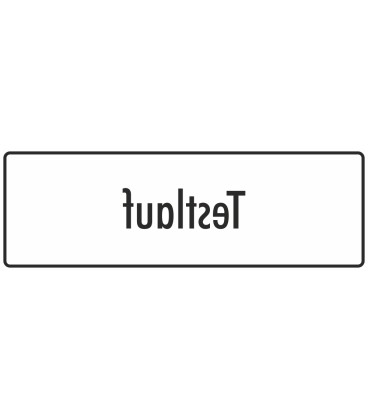 Aufkleber "Testlauf" (weiß)
