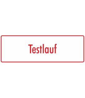 Aufkleber "Defekt" (weiß - rot)