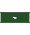 Schilder 'Frei' (grün)