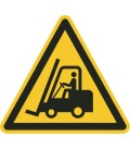 Aufkleber "Warnung vor Flurförderzeugen"