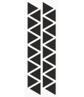 Markierungsaufkleber Dreieckig 24 mm pro Blatt (25 Stück)