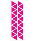 Markierungsaufkleber Dreieckig 24 mm pro Blatt (25 Stück)
