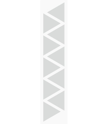 Markierungsaufkleber Dreieckig 50 mm pro Blatt (10 Stück)