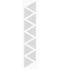 Markierungsaufkleber Dreieckig 50 mm pro Blatt (10 Stück)