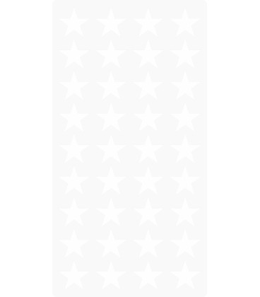 Markierungsaufkleber Stern 20 mm pro Blatt (36 Stück)