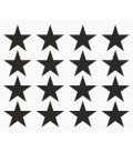 Markierungsaufkleber Stern 30 mm pro Blatt (16 Stück)