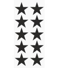 Markierungsaufkleber Stern 50 mm pro Blatt (10 Stück)